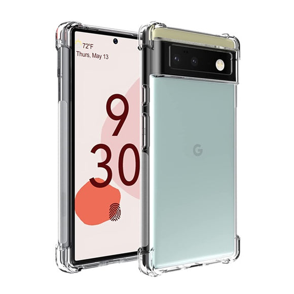 Google Pixel 6 - CLASY® Ski-Thin Series 4-Corner Bumper TPU Case