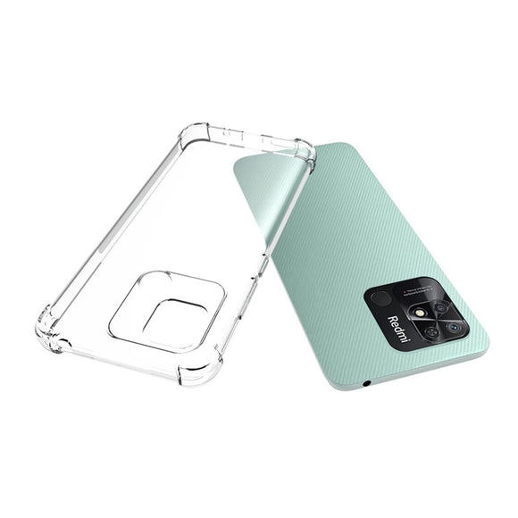 Xiaomi Redmi 10C - CLASY® Ski-Thin Series 4-Corner Bumper TPU Case