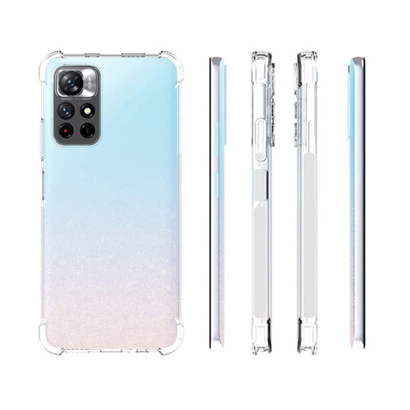 Xiaomi Redmi Note 11 (2021) / Poco M4 / Poco M4 Pro - CLASY® Ski-Thin Series 4-Corner Bumper TPU Case