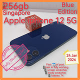 256gb Singapore apple iphone 12 5G blue set