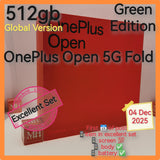 512gb global version OnePlus Open 5G green snapdragon foldable full set