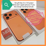 1tb Dec 5 gift in 13 Cycles Singapore apple iphone 17 pro 5G orange+$10 care+ warranty full set