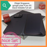 256gb Singapore google pixel 9 pro fold 5g black foldable full set