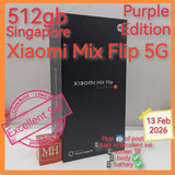 512gb Singapore Xiaomi Mix Flip 5G purple edition full set