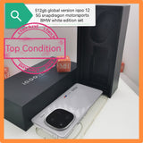 512gb 16gb global version iqoo 12 5G snapdragon motorsports BMW white edition set