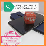 128gb oppo Reno 2 Z white with case set