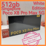 512gb sealed Singapore official Poco x8 pro max 5G white warranty new set