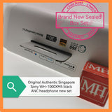 Original Authentic Singapore official Sony WH-1000XM5 ANC headphone black warranty new set