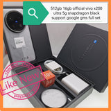 512gb 16gb official vivo x200 ultra 5G black snapdragon elite support Playstore gms full set