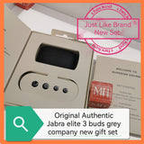 Original Authentic Jabra elite 3 buds grey company new gift set