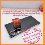 Exclusive for red magic 10s 10 n Air full coverage bumper protection case by clasy Korea at mobile hardware