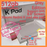 512gb freebies along Xiaomi Redmi k pad aka Xiaomi pad mini 8.8" grey support google gms full set