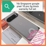 1tb Singapore official Google pixel 10 pro 5g black warranty full set