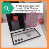 512gb global version red magic 10 Air 5G white snapdragon gaming full set