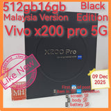512gb 16gb Malaysia global version vivo x200 pro 5G black full set