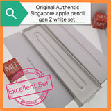 Original Authentic Singapore apple pencil gen 2 white set