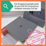 1tb Nov in days old Singapore official Google pixel 10 pro Fold 5G moonstone foldable warranty full set