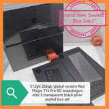 512gb 256gb global version Red Magic 11s Pro 5G snapdragon elite 5 transparent black silver sealed box set
