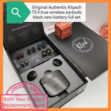 Original Authentic Klipsch T5 ll true wireless earbuds black new battery full set