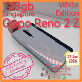 128gb oppo Reno 2 Z white with case set