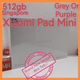 512gb Singapore official Xiaomi pad mini grey n purple warranty new set
