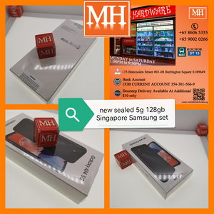 New sealed 128gb 5g Singapore Samsung Galaxy A14 5g 128gb black warranty new set