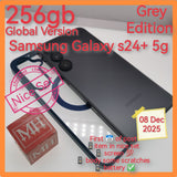 256gb global version Samsung Galaxy s24+ 5g grey with case set