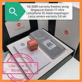 1tb 2028 warranty Singapore Xiaomi 17 Ultra Leitzphone 5G black snapdragon Leica camera with freebies warranty full set
