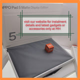 256gb Feb Gift Singapore oppo pad 5 Matt edition black with keyboard+pencil wifi warranty full set