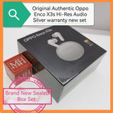 Original Authentic Oppo Enco X3s Hi-Res Audio Silver warranty new set