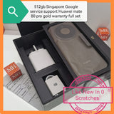 512gb Singapore official Huawei mate 80 pro gold google service warranty full set