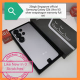 256gb+freebies Singapore Samsung Galaxy S26 Ultra 5G snapdragon silver warranty full set