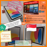 Sealed cellular+wifi Singapore apple ipad gen 10th silver 64gb warranty new set