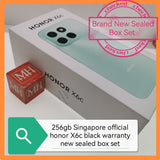 256gb Singapore honor X6c black warranty sealed box set