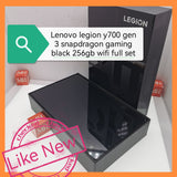256gb Lenovo legion y700 gen 3 black snapdragon gaming wifi full set