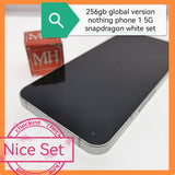 256gb global nothing phone 1 5G white snapdragon with led lights effects set
