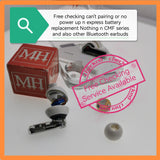 Free checking can't pairing or no power up n express battery replacement Nothing n CMF series and also other Bluetooth earbuds