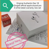 Original Authentic Singapore official apple airpod pro 3 white latest warranty new set
