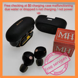Free checking Sony wf-1000xm5 charging case no power up n not charging due water or dropped also buds battery replacement  Apple Sony Samsung Sennheiser JBL Jabra etc models