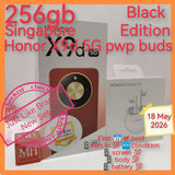 256gb Singapore honor x9d 5g black pwp buds warranty full set
