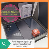 512gb 16gb Singapore gift received Samsung Galaxy Z TriFold 5G snapdragon black Warranty full set