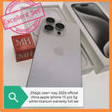 256gb 2 nano sims with care+ may 2026 official china apple iphone 15 pro 5g white titanium full set