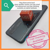 Asus rog phone all series back glass-button-speaker-sim tray-small lcd replacement and free checking available at mobile hardware
