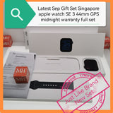 Latest Sep Gift Set Singapore apple watch SE 3 44mm GPS midnight warranty full set