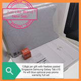128gb jan+freebies pasted Singapore Samsung Galaxy Tab s10 Fe wifi blue optional pwp promo warranty full set