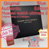 Original Authentic Singapore Huawei watch ultimate 2 blue edition warranty full set