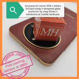 Exclusive for honor x9d n others full back body protector n tempered glass by clasy Korea membrane at mobile hardware