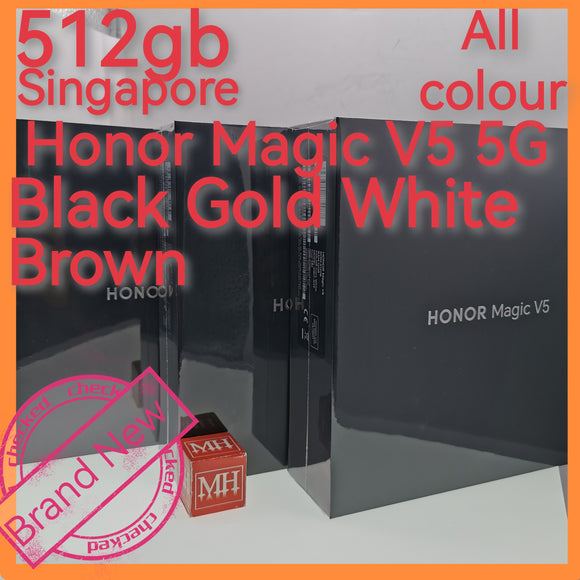 512gb Singapore honor magic v5 5g snapdragon elite warranty new set