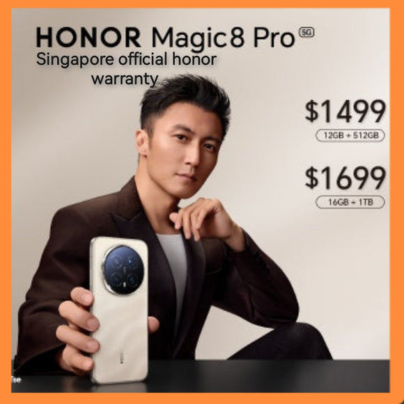 1tb 512gb Singapore honor magic 8 pro 5g snapdragon elite with freebies convert Cash pre order new set