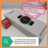 Sealed Samsung Galaxy watch 8 classic 46mm LTE+GPS BT Wifi warranty new set